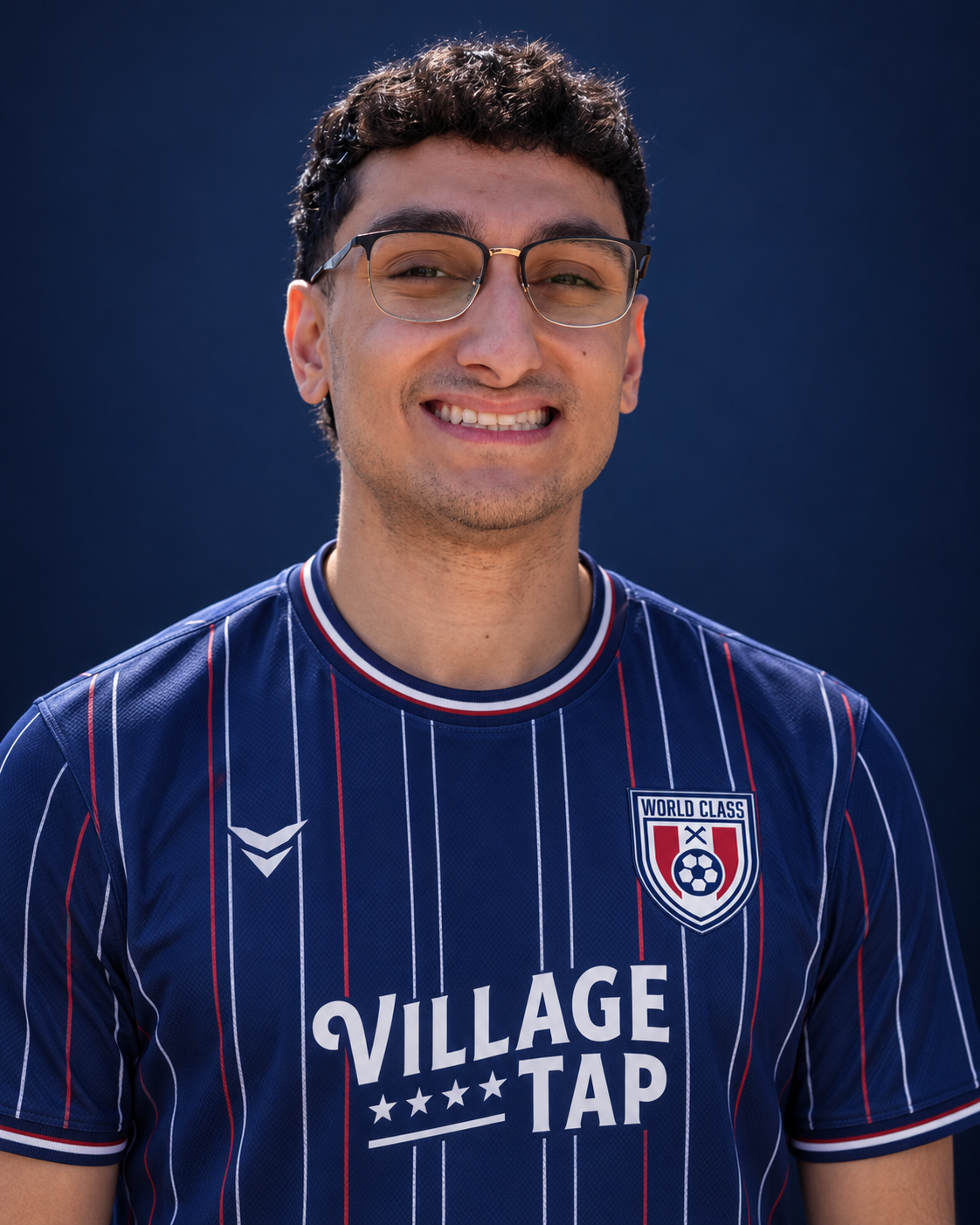 Raven Khaya wearing the World Class FC home kit